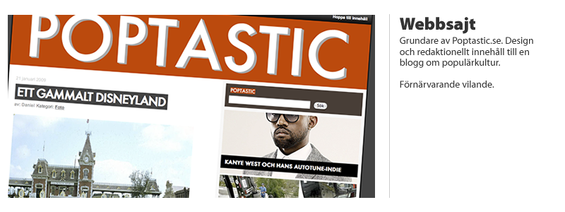 Webbsajt: Poptastic
